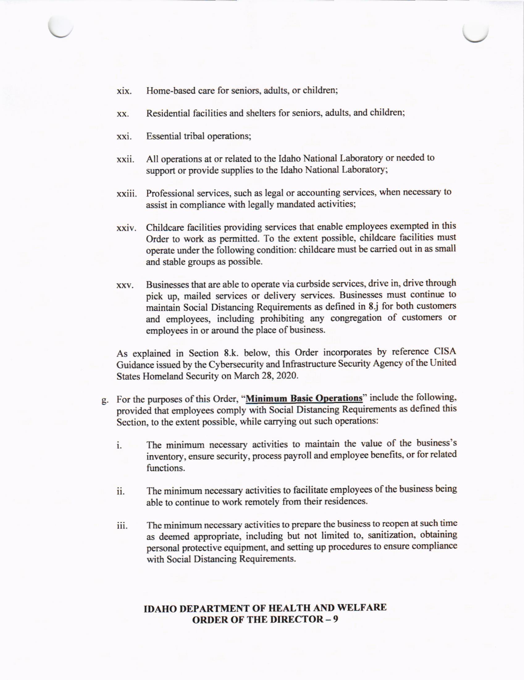 Order to Self Isolate009